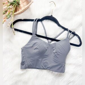 Lululemon like a cloud bra Seal Grey size 4